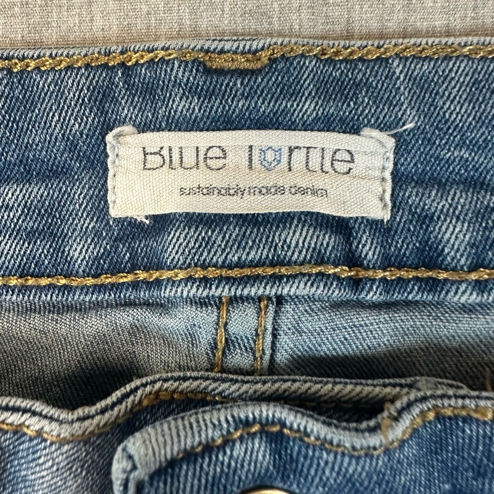 Blue Turtle Baggy Y2K Cargo Jeans - Picture 7 of 13